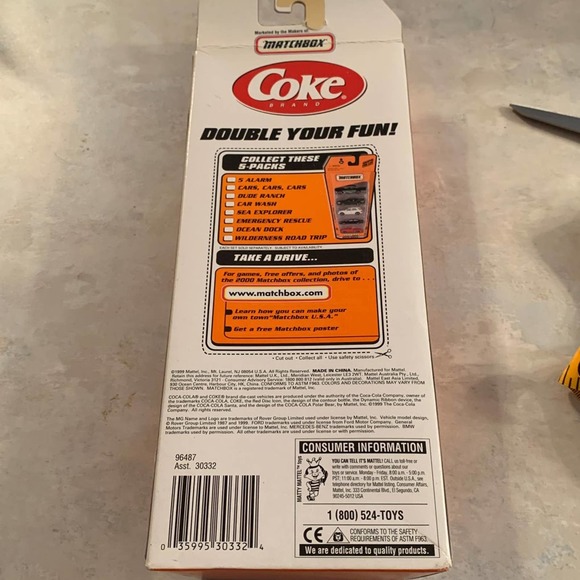 Vintage coca-cola matchbox car set - Picture 4 of 4